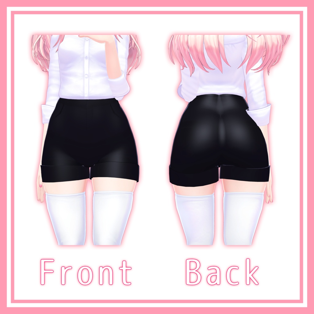 イヨ用 ハイウエスト半ズボン