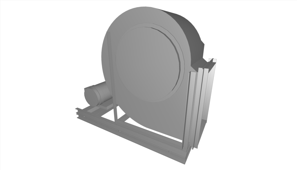 #4.5片吸い込みシロッコファン(下部水平)_1.5~15kW