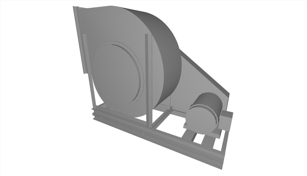 #4.5片吸い込みシロッコファン(上部水平)_1.5~15kW