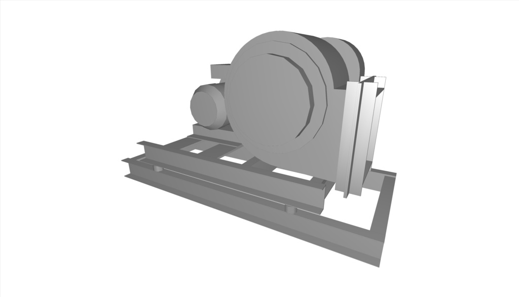 #1.0片吸い込みシロッコファン-両持ち形(下部水平)
