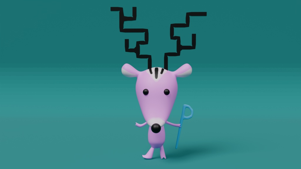 【無料】ピクトロ鹿