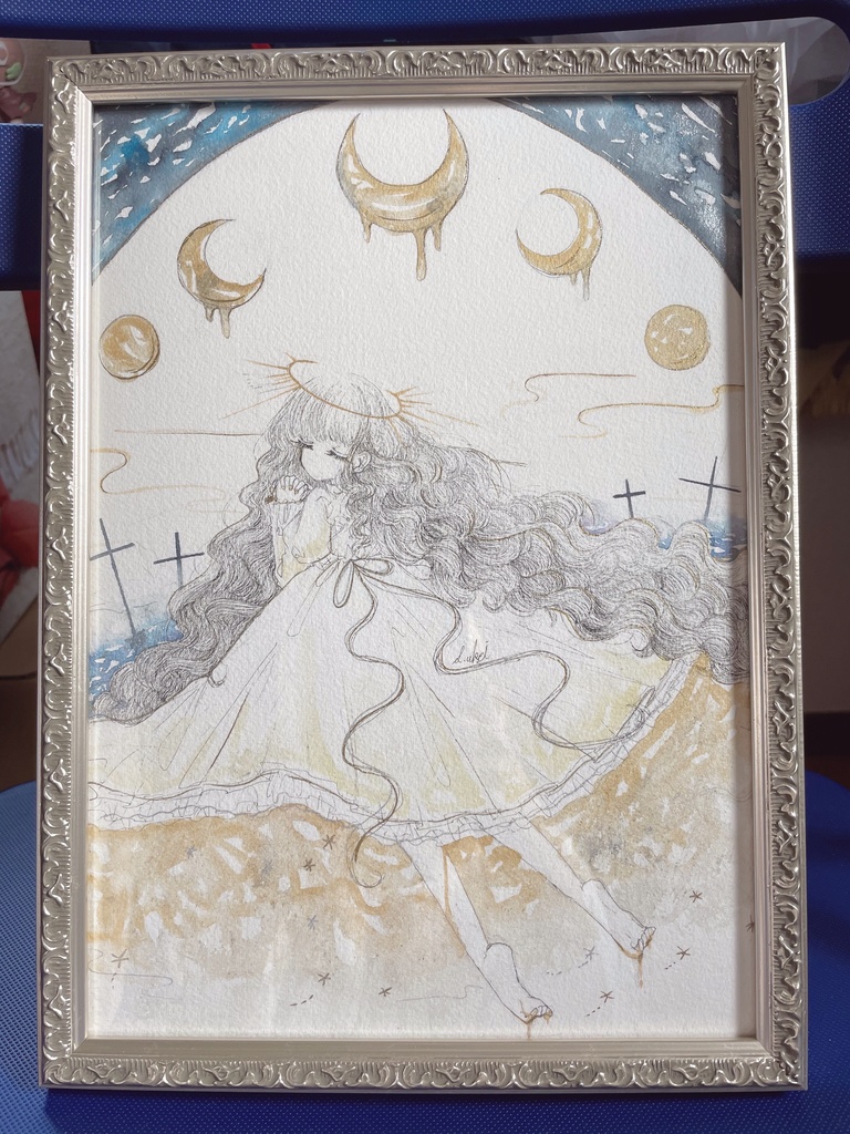 【前名義作品】原画「無為な祈り」