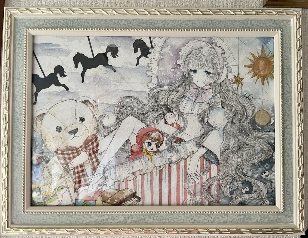 【前名義作品】原画「過去への逃避」