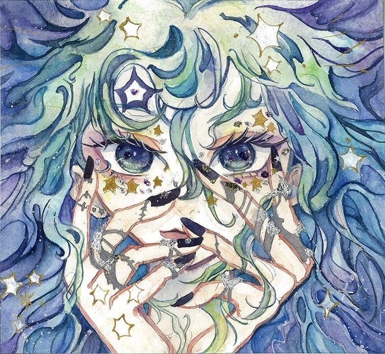 額装原画　「パーフェクトグリッター」