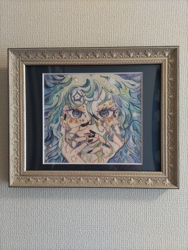 額装原画 「パーフェクトグリッター」