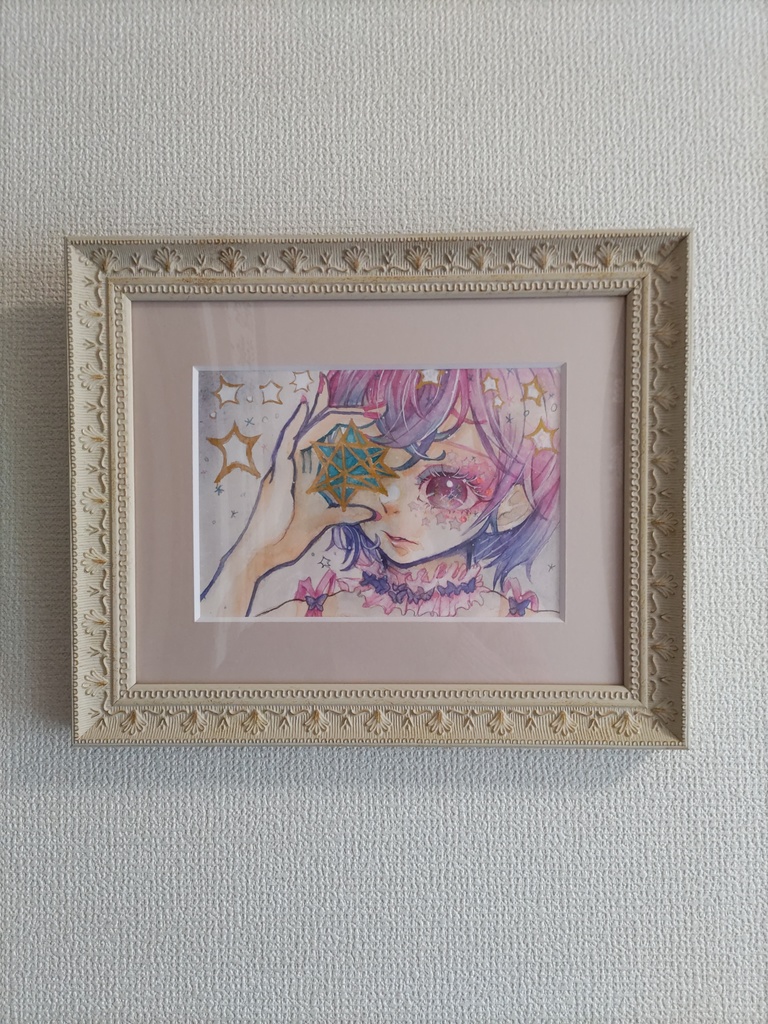 額装原画「ファンタジーメイク」