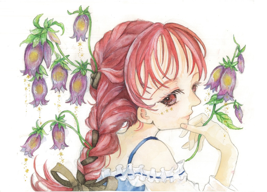 額装原画　「星の花」