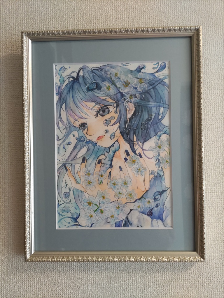 額装原画「透明な熱」