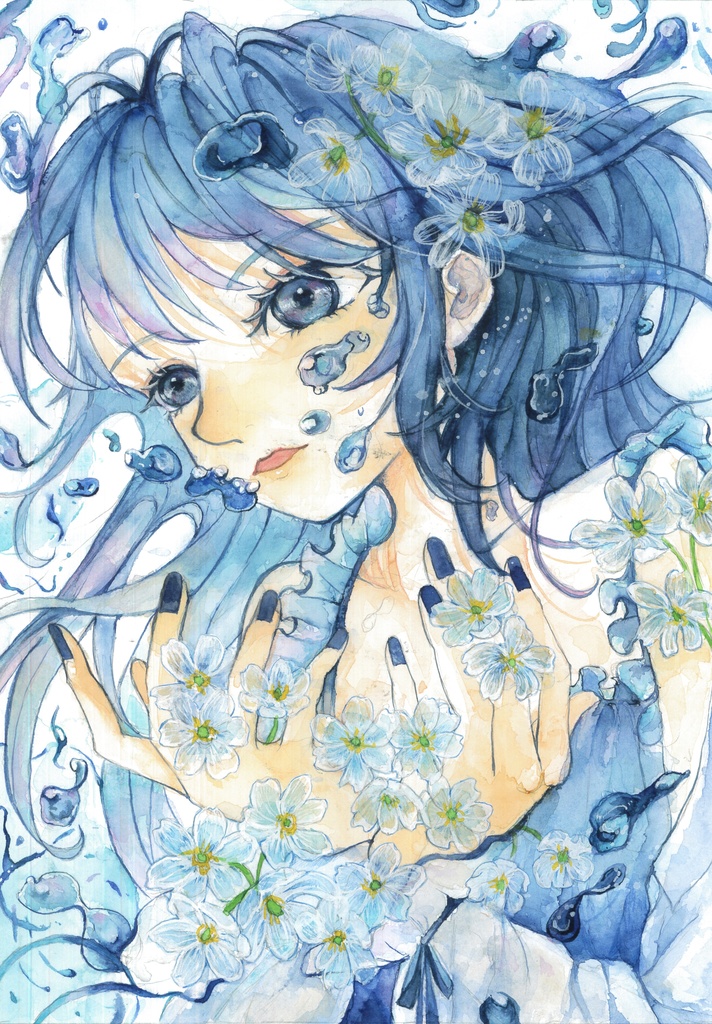 額装原画「透明な熱」