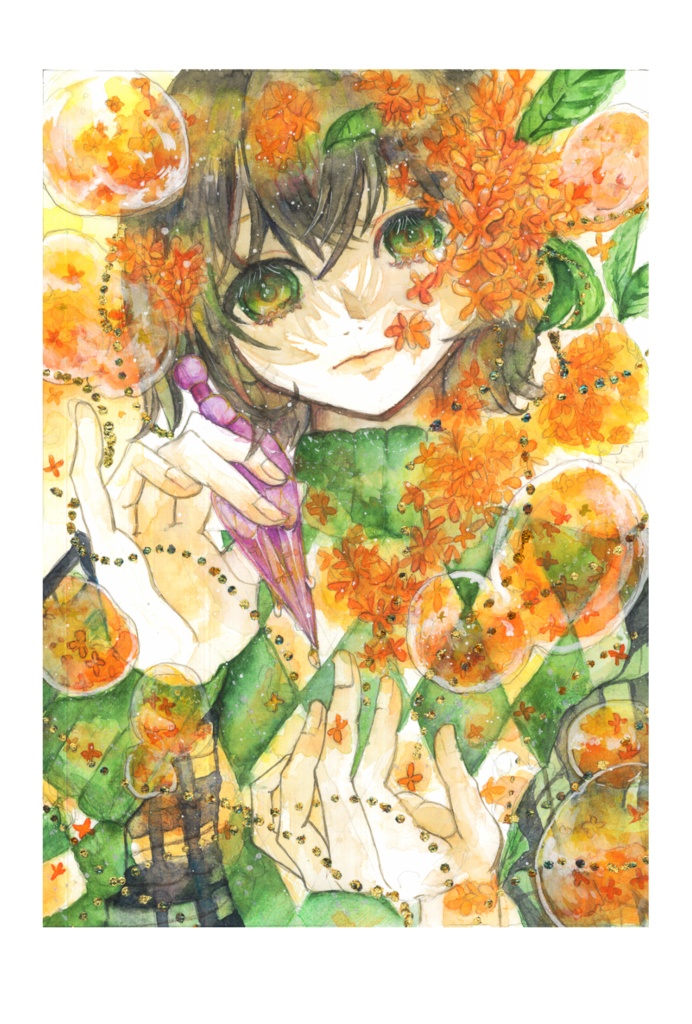 額装原画「Perfume」