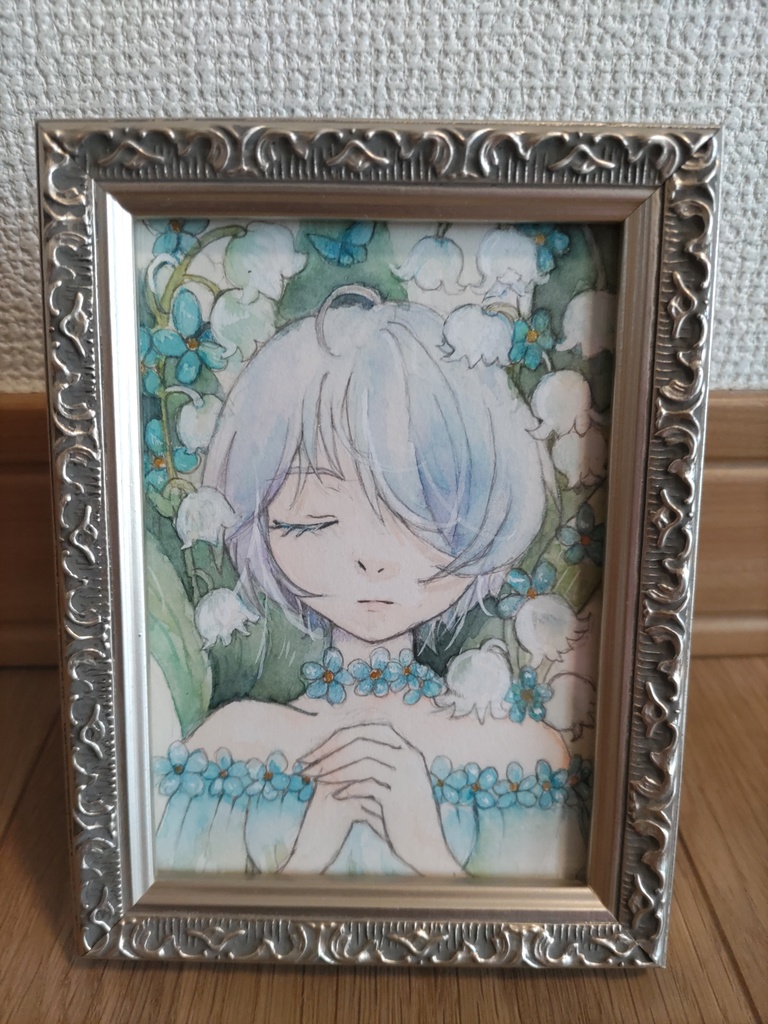 額装作品「祈り」