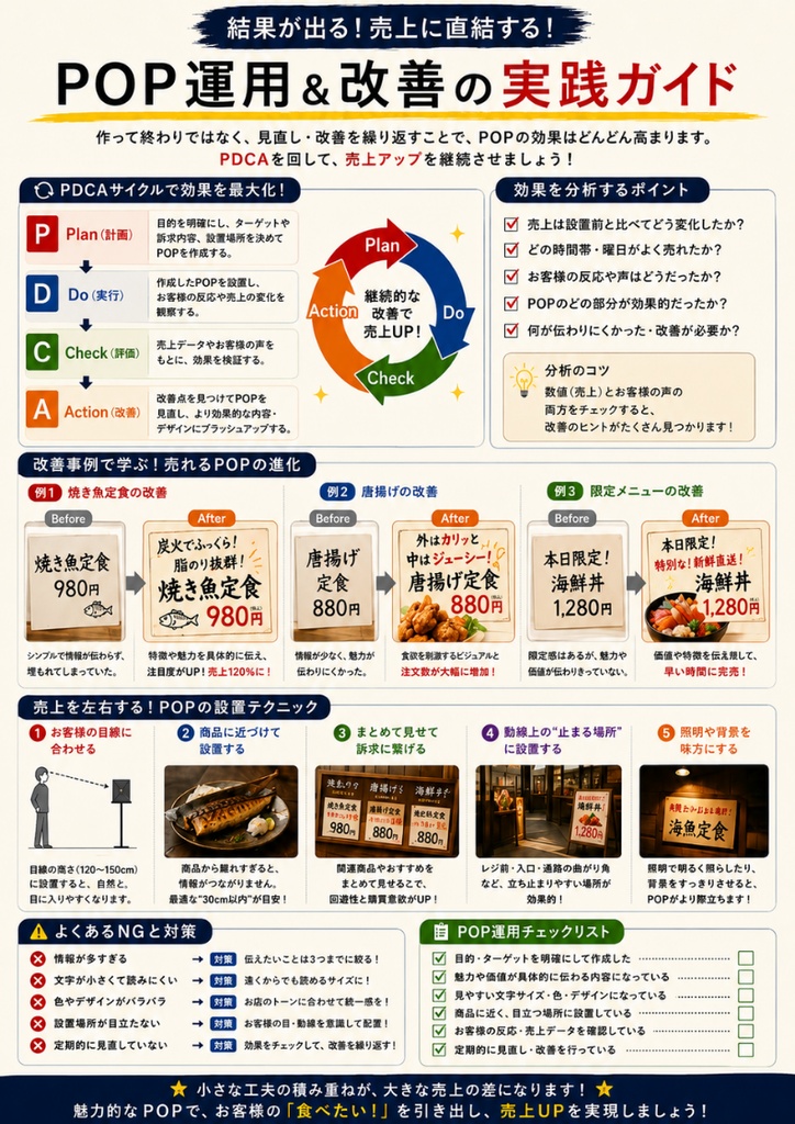 コンサルタント監修・解説付き Canva飲食店POPテンプレ【串焼き万能テンプレート】