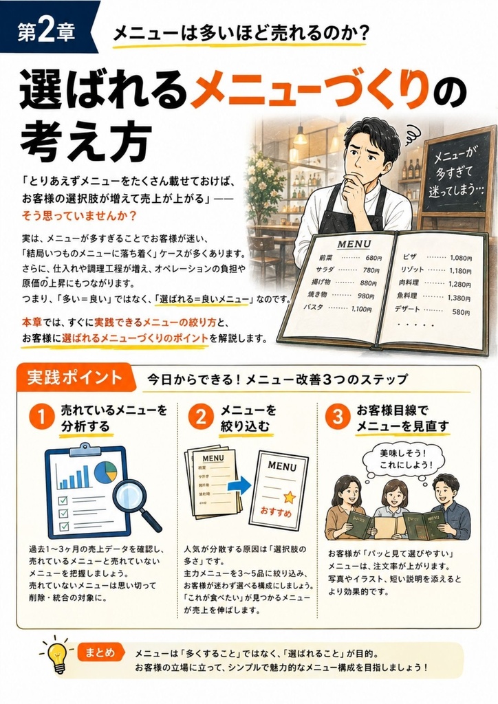 飲食店コンサル監修 新人教育シリーズ | Vol.3 新人教育 Vol.3 「当たり前」を疑え 売れる飲食店が実践する店舗改善の考え方