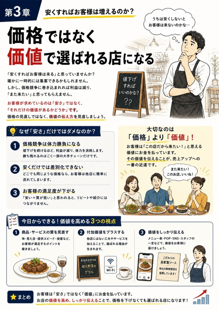 飲食店コンサル監修 新人教育シリーズ | Vol.3 新人教育 Vol.3 「当たり前」を疑え 売れる飲食店が実践する店舗改善の考え方