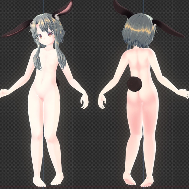 オリジナル3Dモデル【なづな】