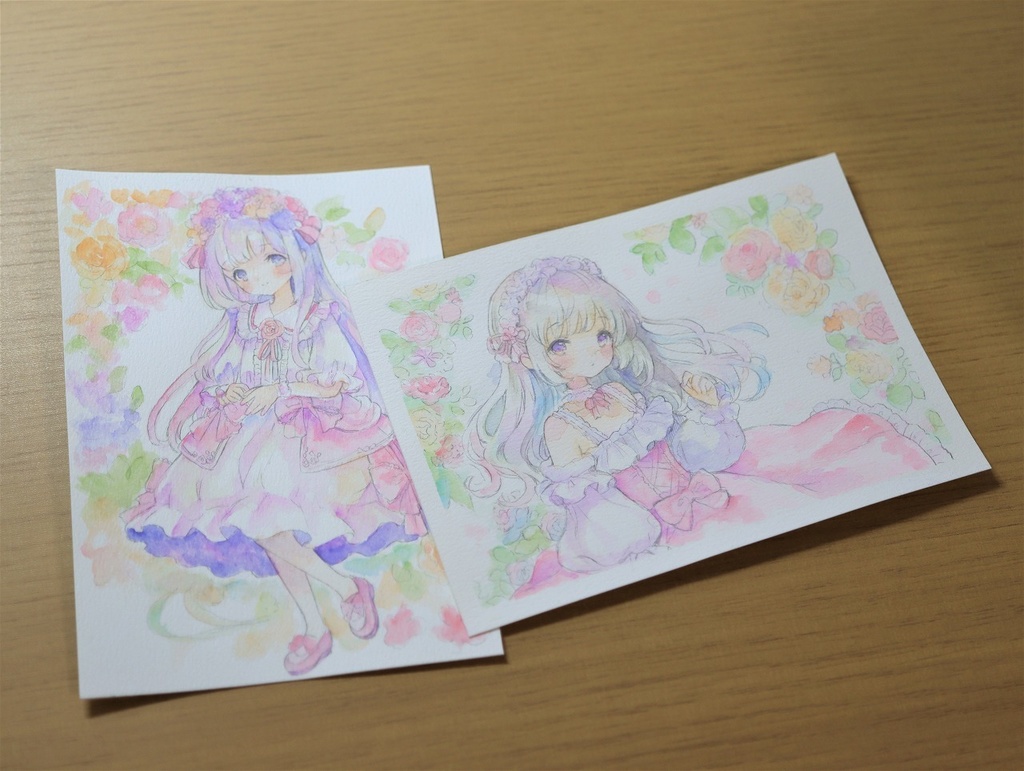 中古】 手描きイラスト原画＋東方＋風見幽香 - 日用品/インテリア