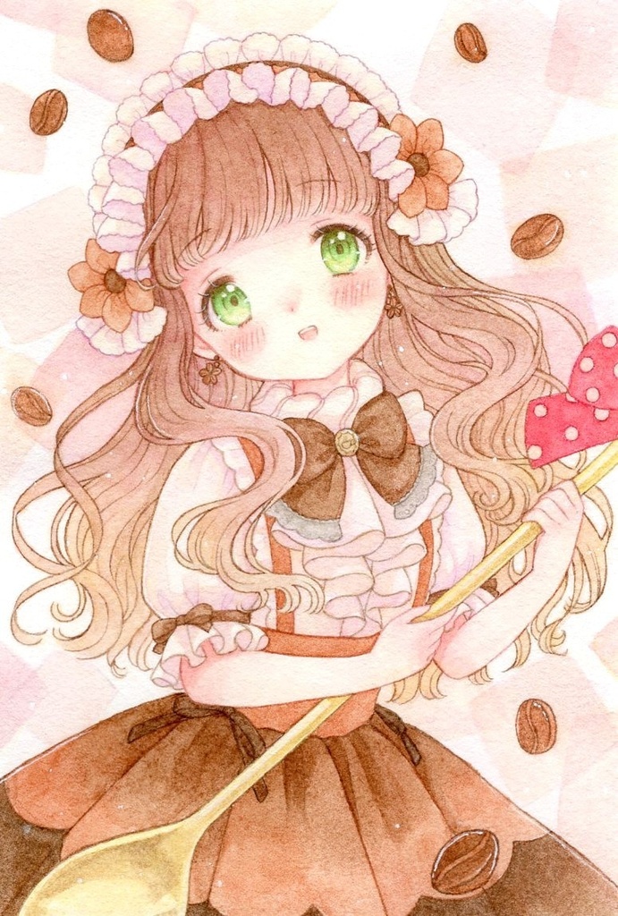 【原画】手描きイラスト はがきサイズ