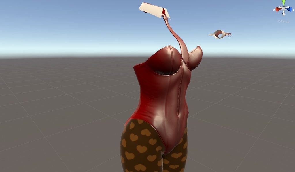 【トワリちゃん用】バニーガール衣装【低身長用Fbx同梱】