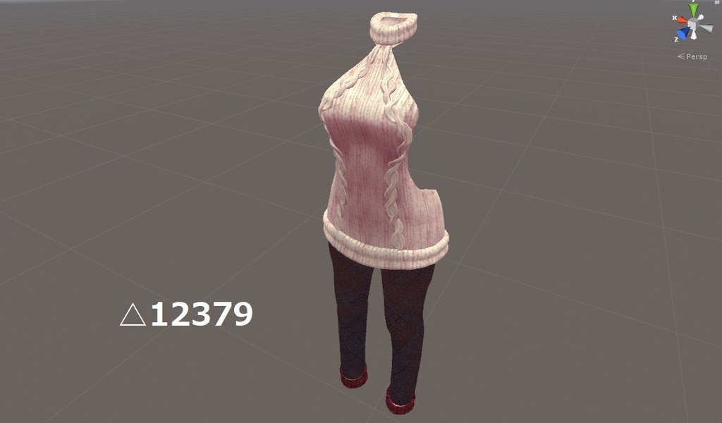 【トワリちゃん用】例のセーター【低身長用Fbx同梱】