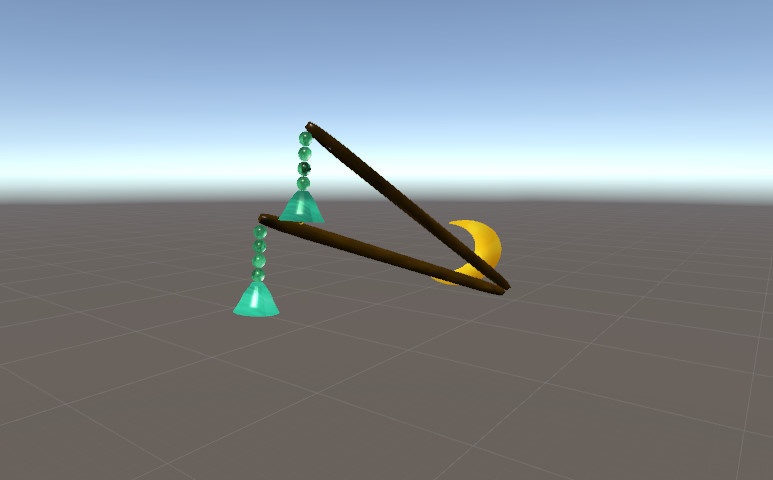 【アクセサリー】月と翡翠のかんざし【VRC想定】