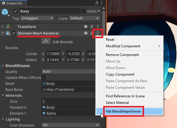 Blendshape Viewer (VCC)