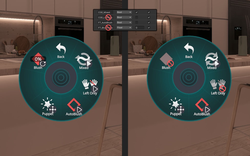Expressions Menu Hierarchy Editor