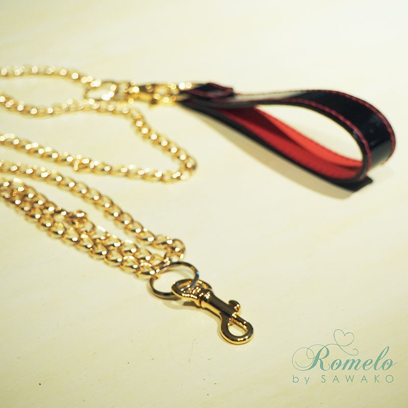 【受注生産】真園あきらイメージ首輪,リード【Romelo様コラボ商品】