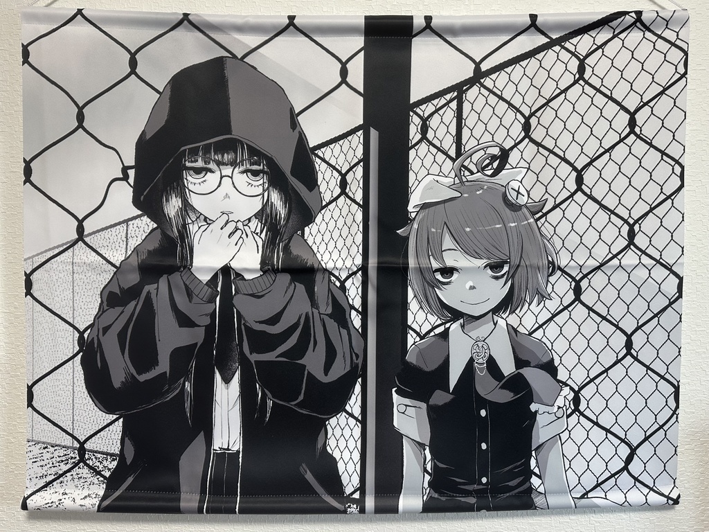 【B2タペストリー】真園あきら&畔倉千影マゾ姉妹【猫頭巾様Ver】