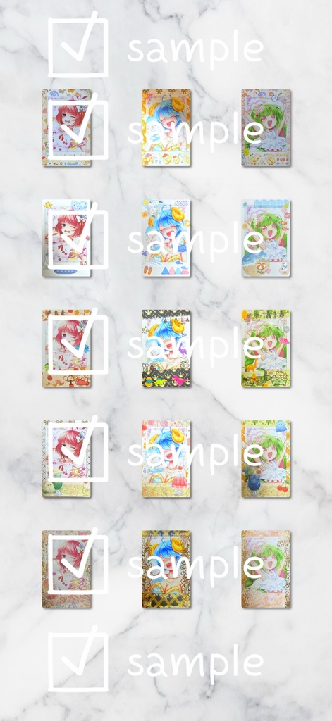 【ひとなつのユメ】ランダムデコレーションチェキ【先着5名様|1人1セットまで】