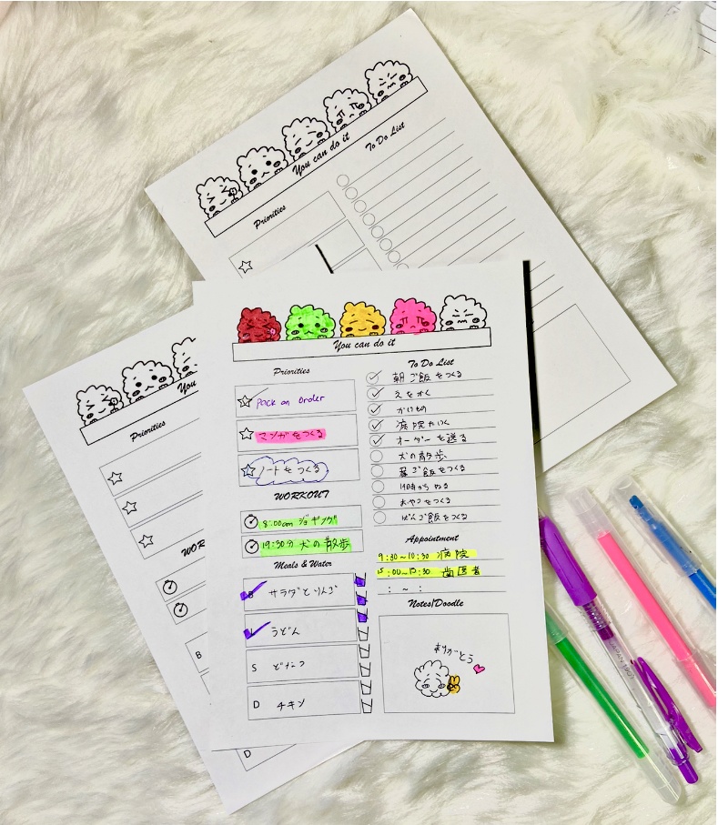 デイリープラン/A5 メモ手帳