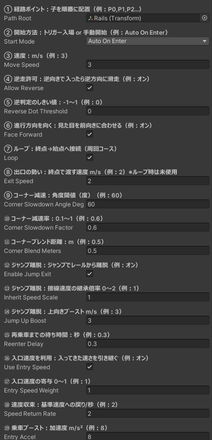 【無料】 グライド&ブーストレール【VCC対応】