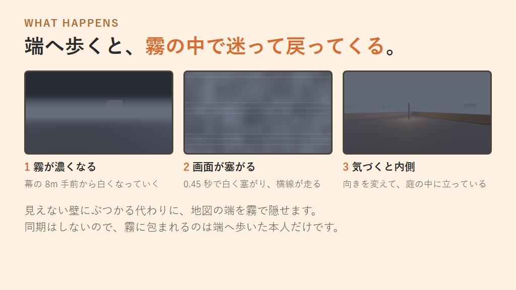 【無料】霧のワールド境界【VRChatワールドギミック】