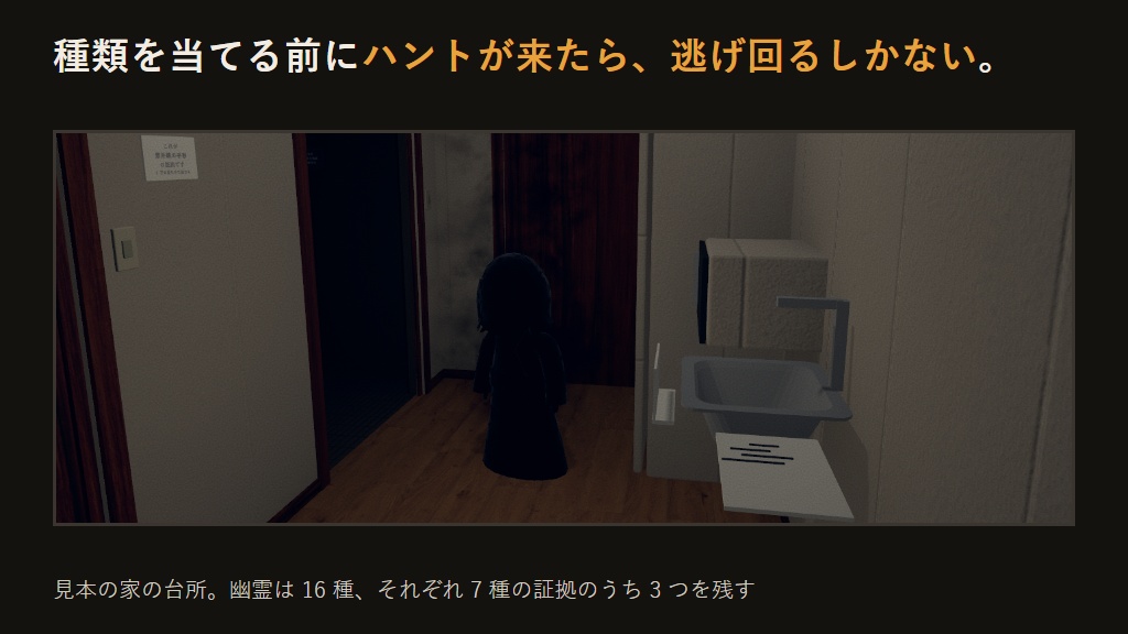 VRChat向けゲームアセット 怪奇現象調査バイト 幽霊調査キット