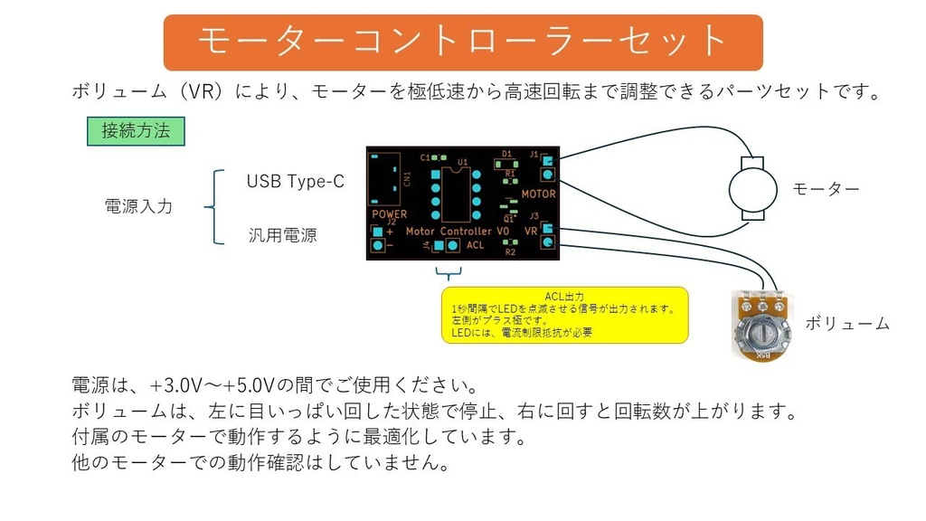 モーターコントローラーセット