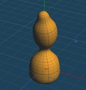 ひょうたんもどき3Dモデル