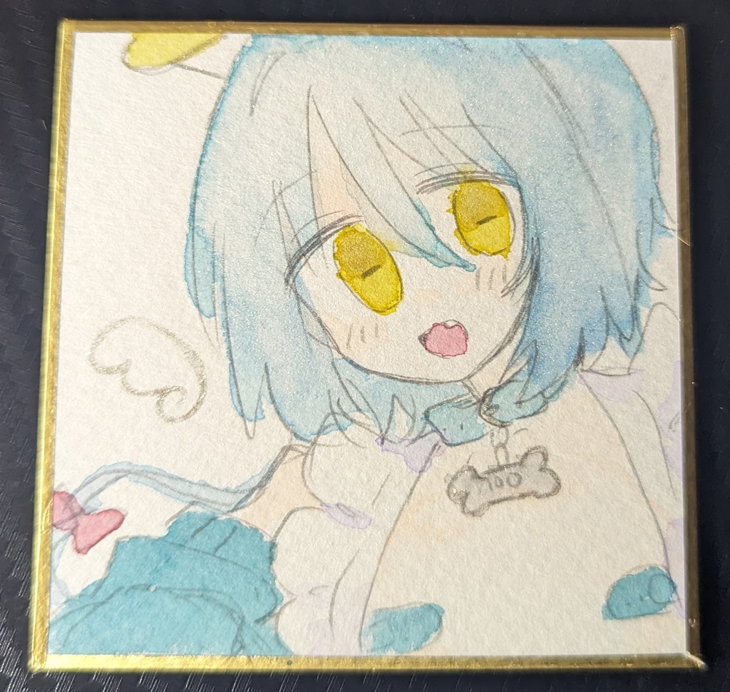 豆色紙原画