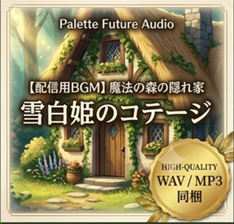 【テーマパーク風楽曲】英国風の弾む朝の行進曲:Snow White's Cottage