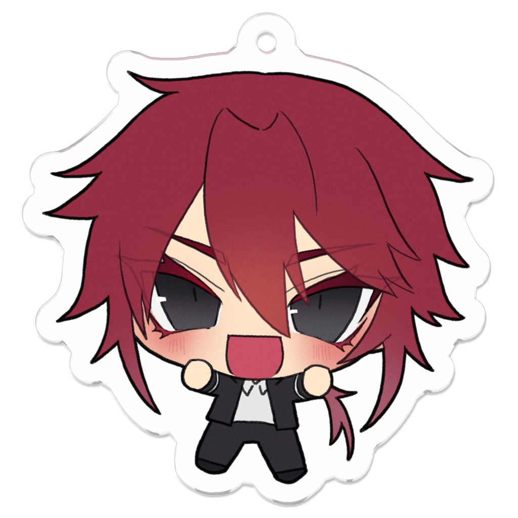 まつげ屋さんアクキー(赤音結城)