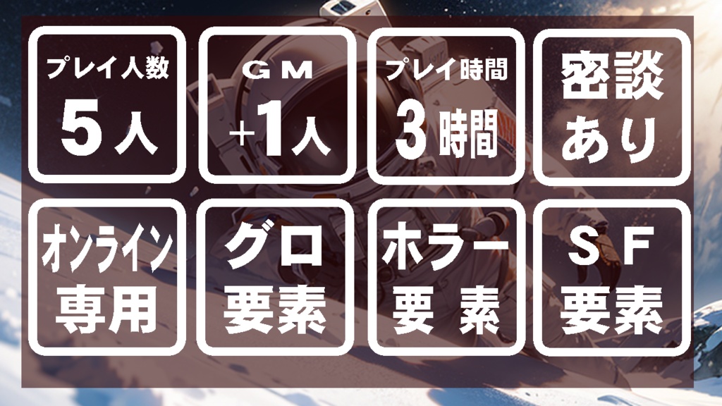 マーダーミステリー Place of Death ~死に場所~ 5人用オンラインマダミス