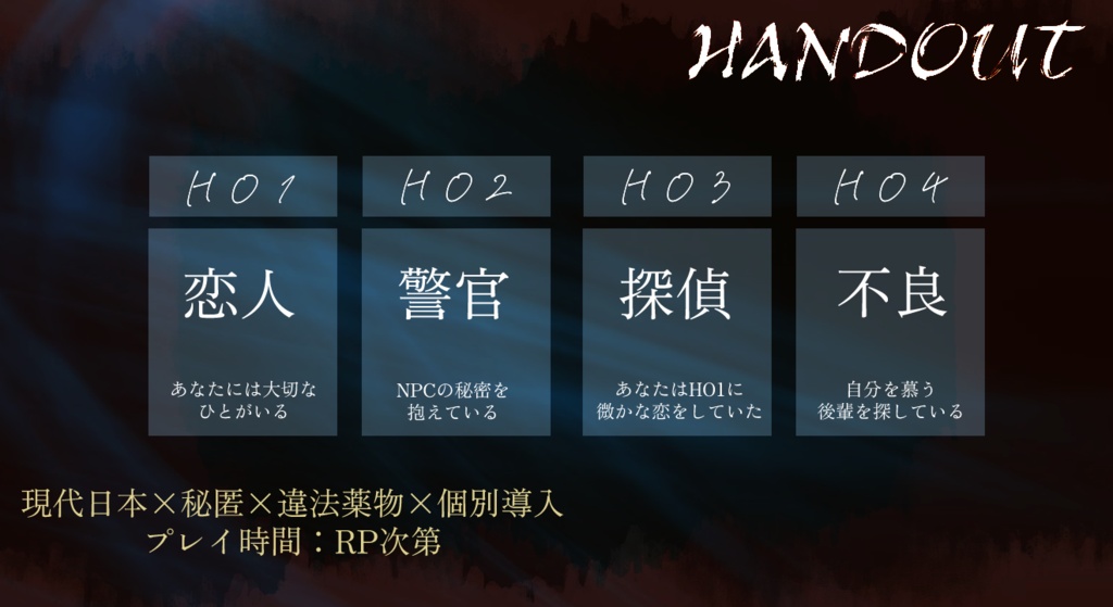 「拝啓、君が目を覚ますまで」CoCシナリオ6版/7版