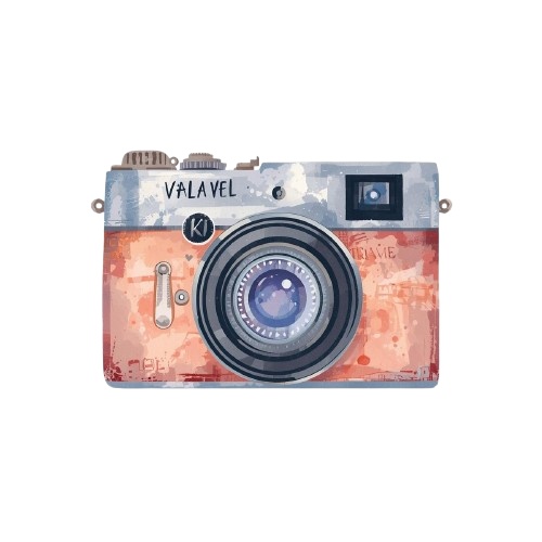 柔らかく可愛い 水彩旅行シリーズ クリップアート(全10点)|PNG背景透過