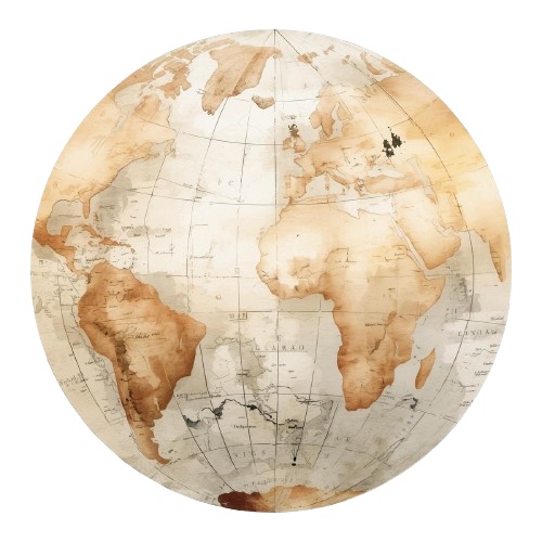 柔らかく可愛い 水彩旅行シリーズ クリップアート(全10点)|PNG背景透過