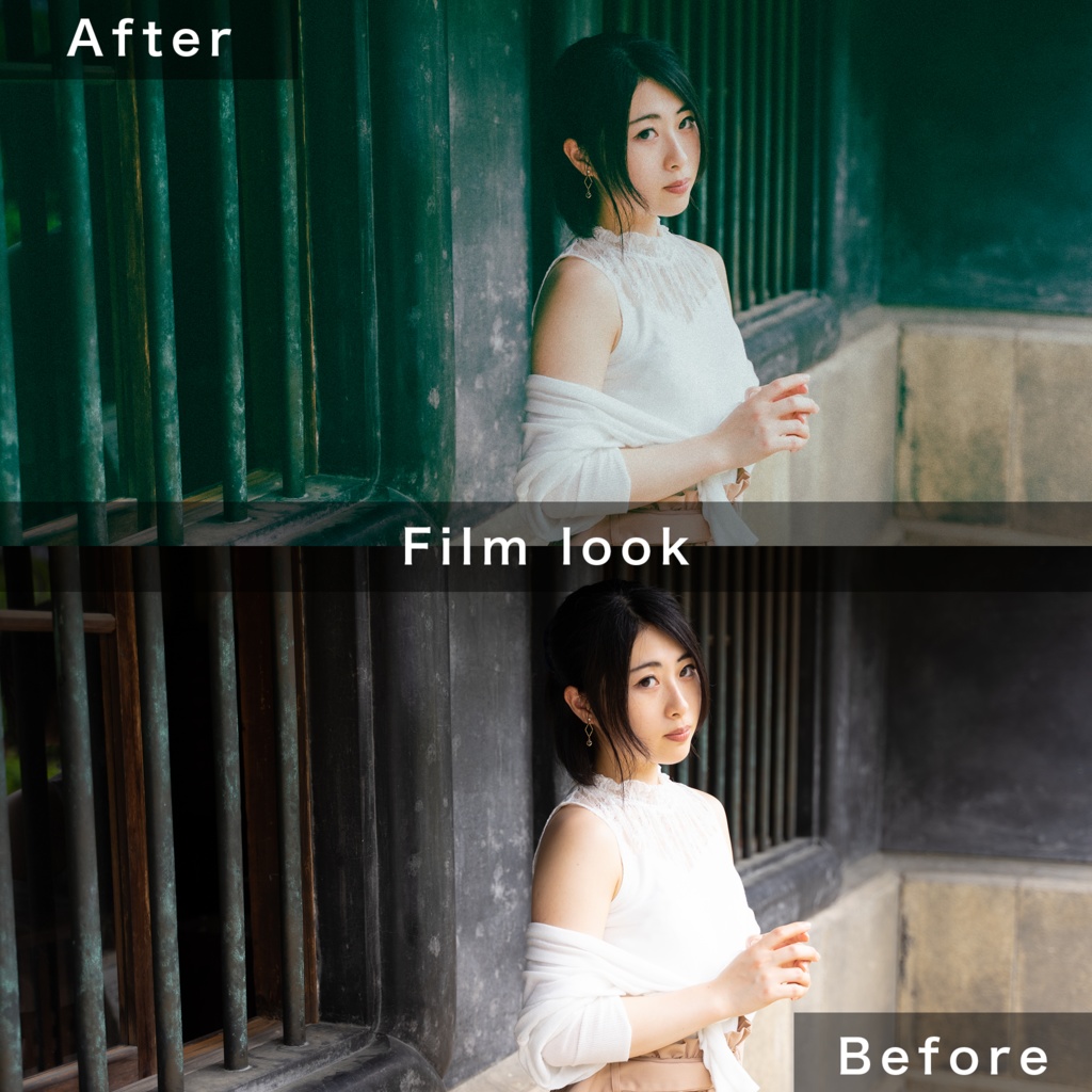 「ENtY Portrait Preset 01」Lightroomプリセットパック