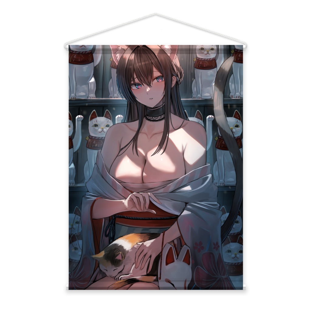 猫姫タペストリー