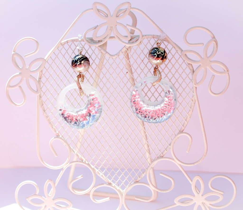 柱イメージイヤリング