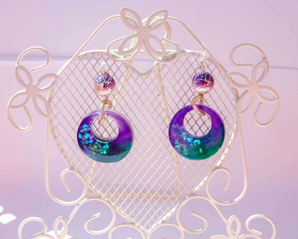 柱イメージイヤリング