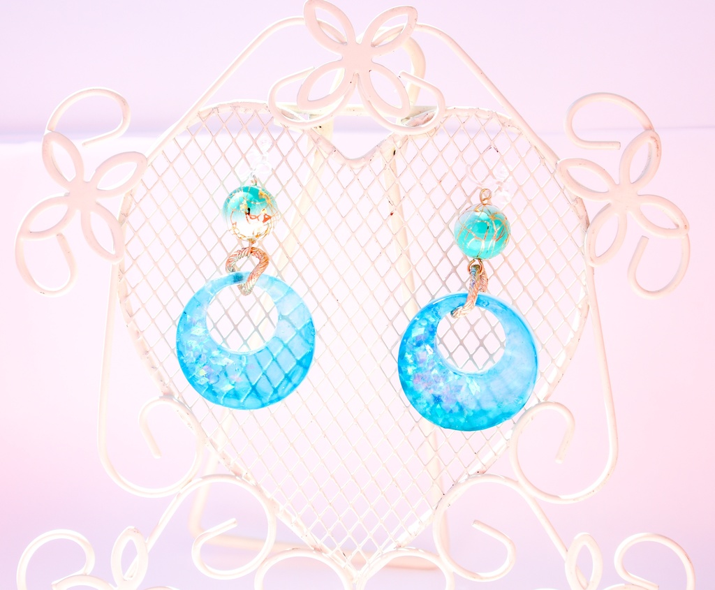 柱イメージイヤリング