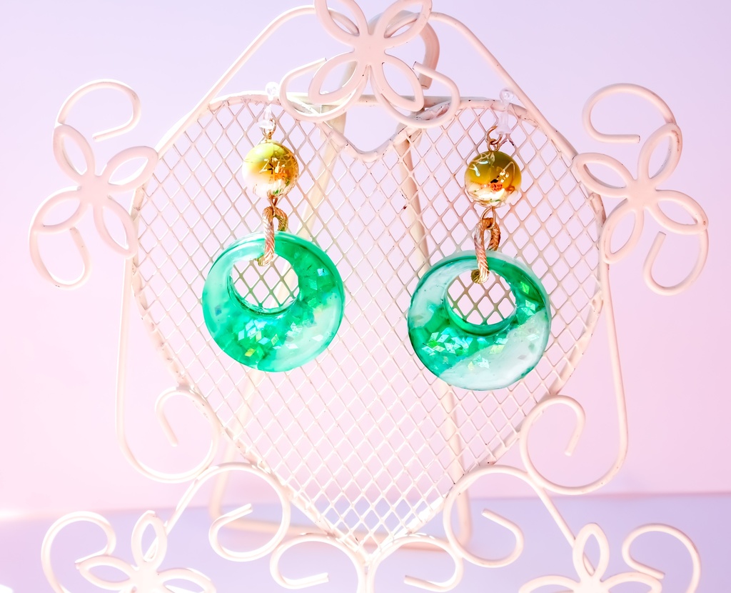 柱イメージイヤリング