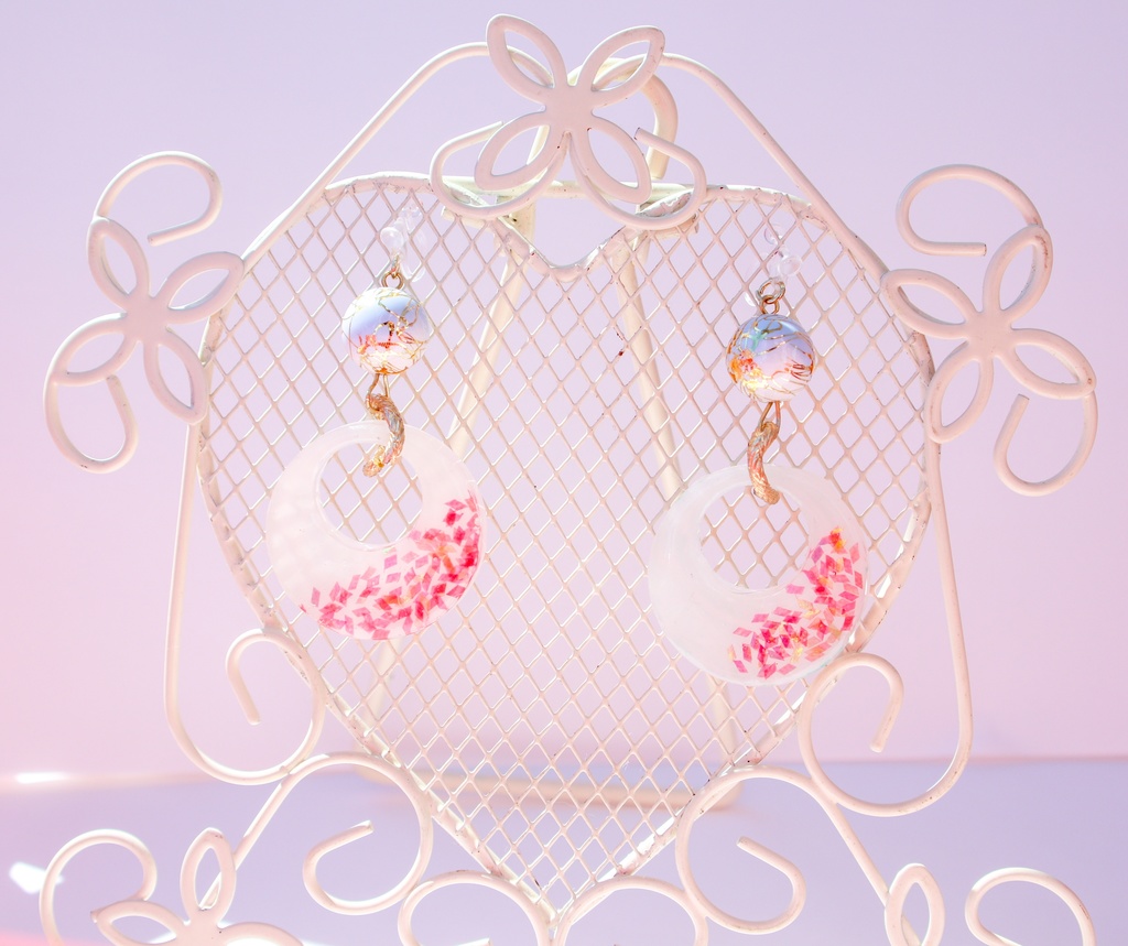 柱イメージイヤリング