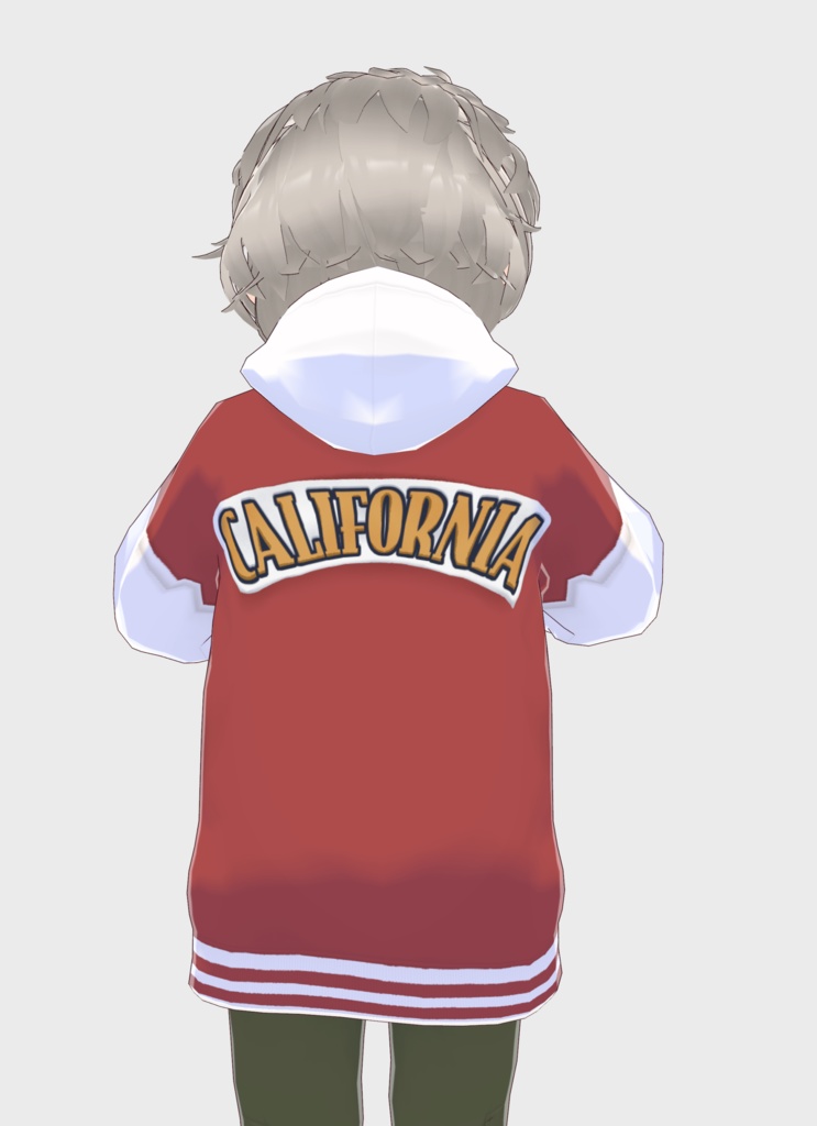 【VRoidカスタムウェア】スタジャン&パーカーセット